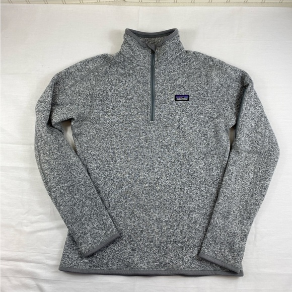 Patagonia Women's Better Sweater
Gray 1/4 Zip Popover‎ Sz S - Picture 2 of 10
